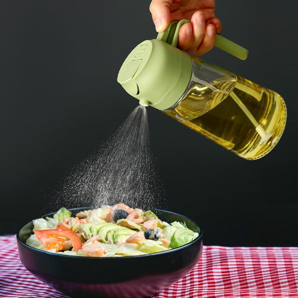 Dual-Function Kitchen Oil Sprayer & Pour Bottle