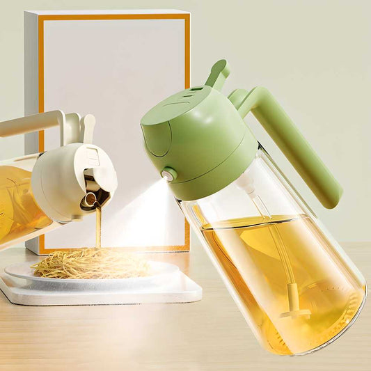 Dual-Function Kitchen Oil Sprayer & Pour Bottle